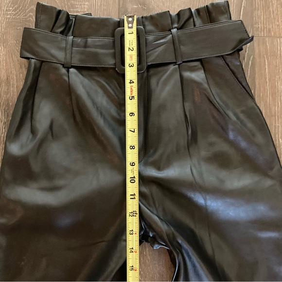 H&M Faux Leather Pants Size 2 - Picture 13 of 15